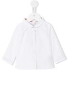 Burberry Kids House Check Trim Shirt, Toddler Girl's, Size: 36 Mth, White