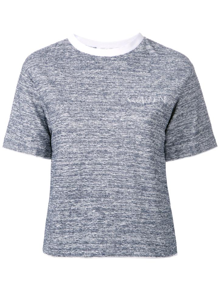 Julien David Crewneck T-shirt - Blue