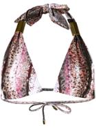 Mona Champagne Skin Bikini Top - Multicolour