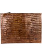Zanellato Crocodile Effect Clutch