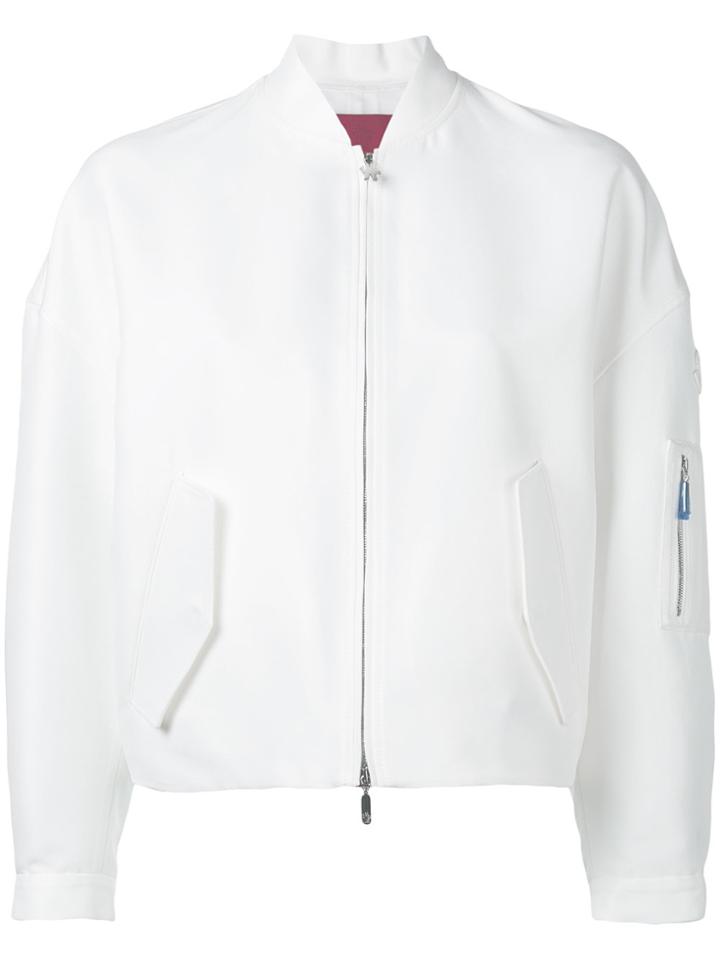 Moncler Gamme Rouge Hanna Elyse Cropped Jacket - White