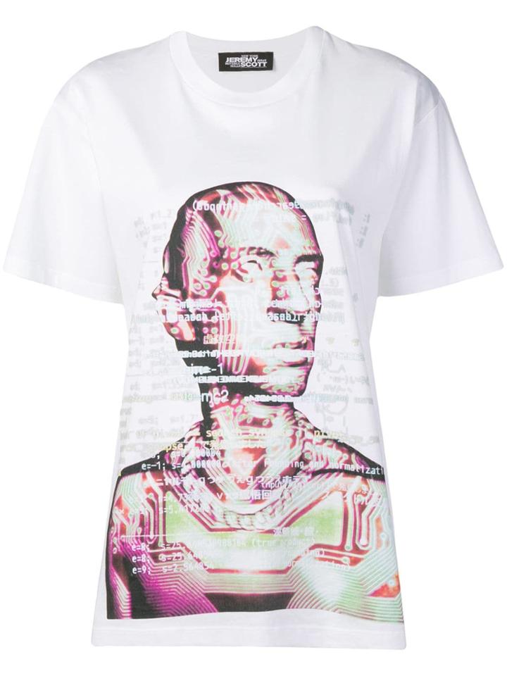 Jeremy Scott Face Print T-shirt - White
