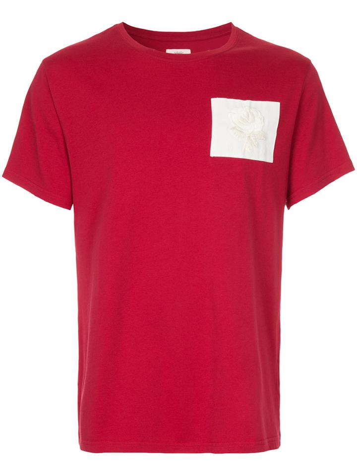 Kent & Curwen Short Sleeved Patch T-shirt - Red