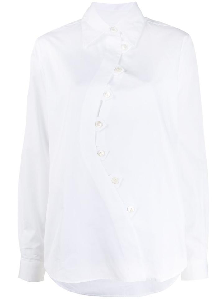 Aalto Plain Button Shirt - White