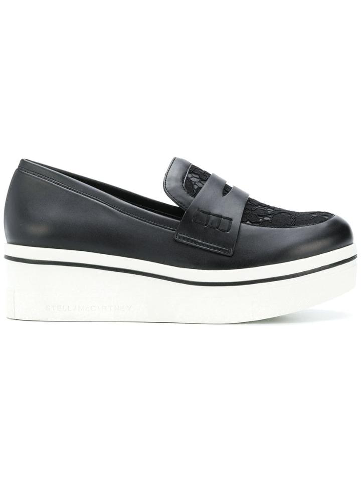 Stella Mccartney Binx Lace Loafers - Black