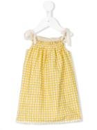 Babe And Tess - Checked Dress - Kids - Cotton - 18 Mth, Nude/neutrals