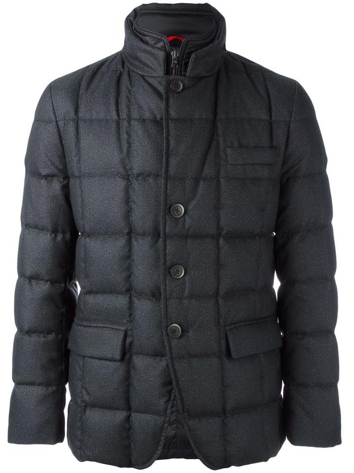 Fay Padded Jacket, Men's, Size: Xl, Grey, Feather Down/polyamide/polyester