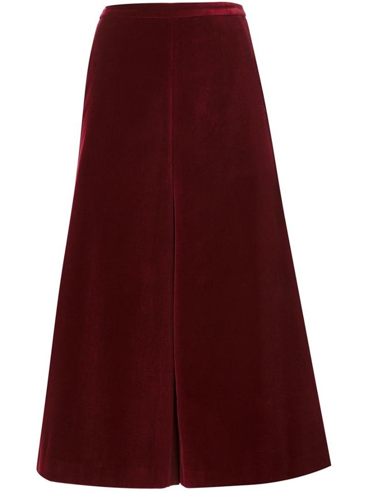 Rosetta Getty Wide Leg Cropped Trousers