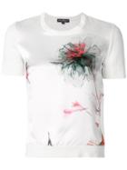 Salvatore Ferragamo Floral T-shirt - White