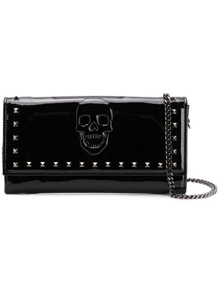 Philipp Plein Skull Clutch - Black