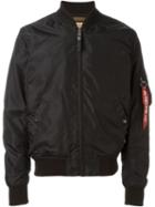 Alpha Industries 'ma-1 Tt' Bomber Jacket, Men's, Size: Large, Black, Nylon