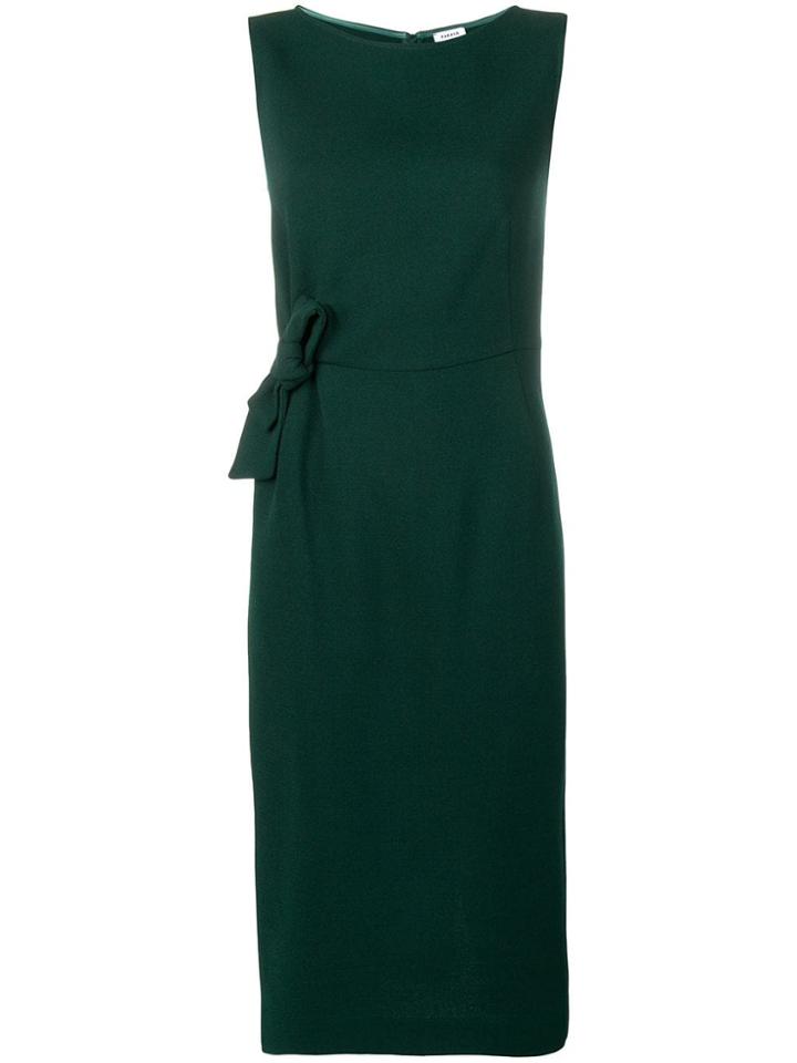 P.a.r.o.s.h. Sleeveless Knot Dress - Green