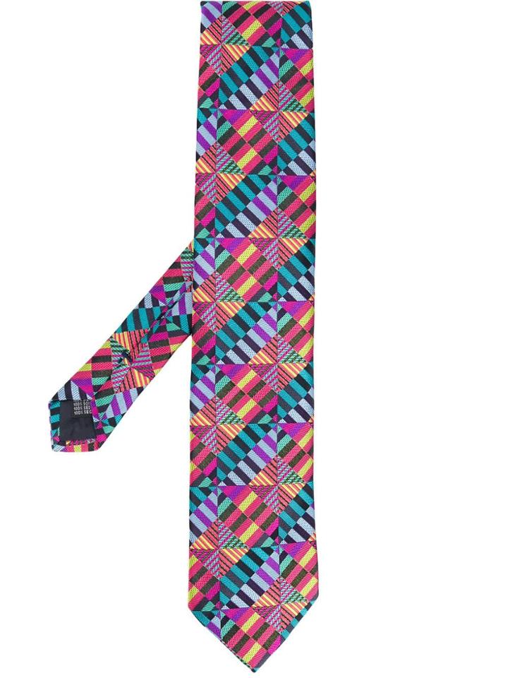 Gabriele Pasini Multi-pattern Tie - Black