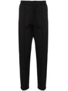Giorgio Armani Slim Textured Trousers - Black