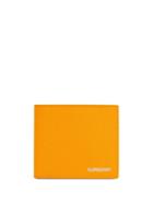 Burberry Logo Print Wallet - Yellow