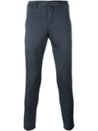 Dondup Chino Trousers, Men's, Size: 35, Blue, Cotton/spandex/elastane