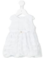 I Pinco Pallino - Bow Striped Dress - Kids - Cotton/polyester - 12 Mth, White