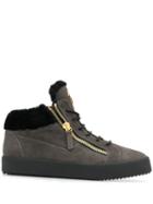 Giuseppe Zanotti Side Zip Detail Sneakers - Green