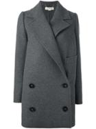 Stella Mccartney 'edith' Coat, Women's, Size: 40, Grey, Cotton/polyamide/viscose/other Fibers