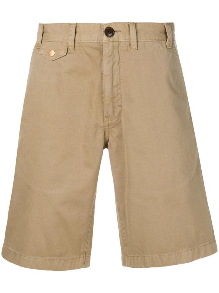 Barbour Stone-washed Shorts - Neutrals