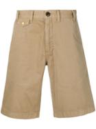 Barbour Stone-washed Shorts - Neutrals