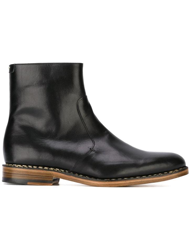 Maison Margiela Classic Ankle Boots, Men's, Size: 45, Black, Leather