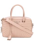 Prada Bauletto Tote Bag - Nude & Neutrals