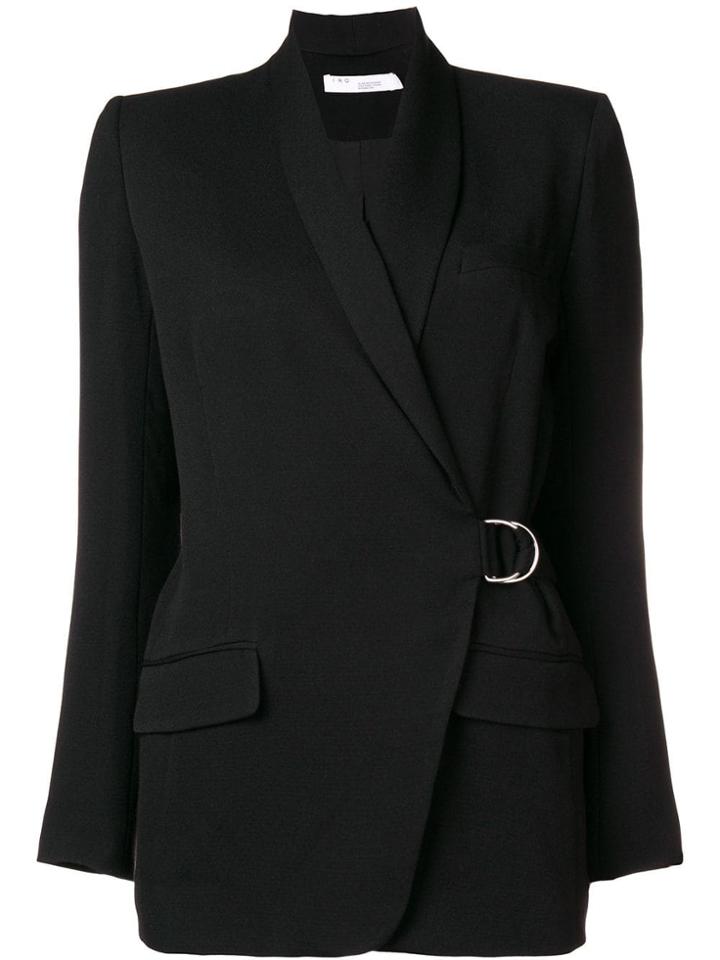 Iro Wrap-front Blazer - Black