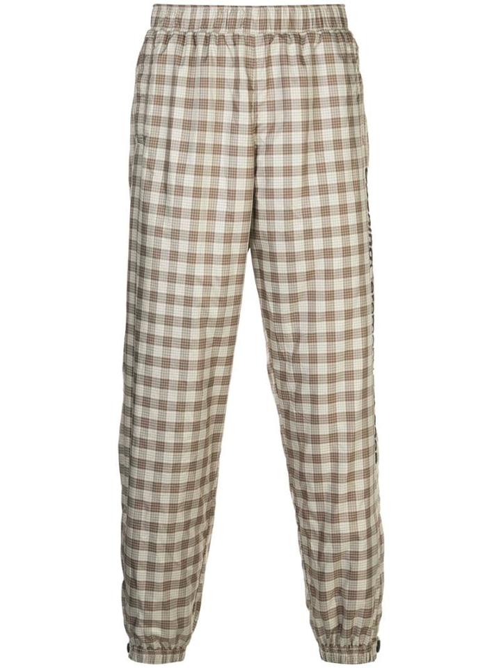Opening Ceremony Plaid Track Pants - Neutrals