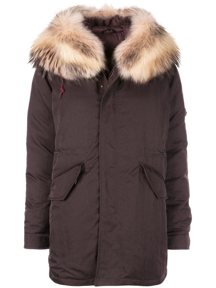 Mr & Mrs Italy Waterproof Parka Coat - Brown