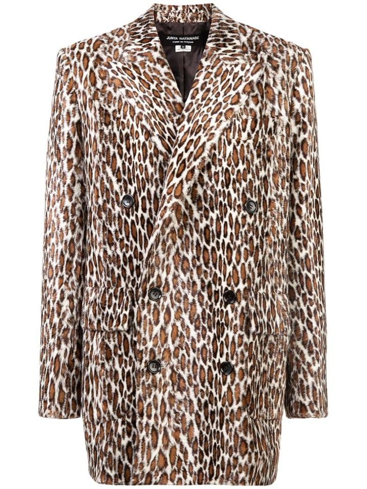 Junya Watanabe Junya Watanabe Jbj019w18 Leopard - White