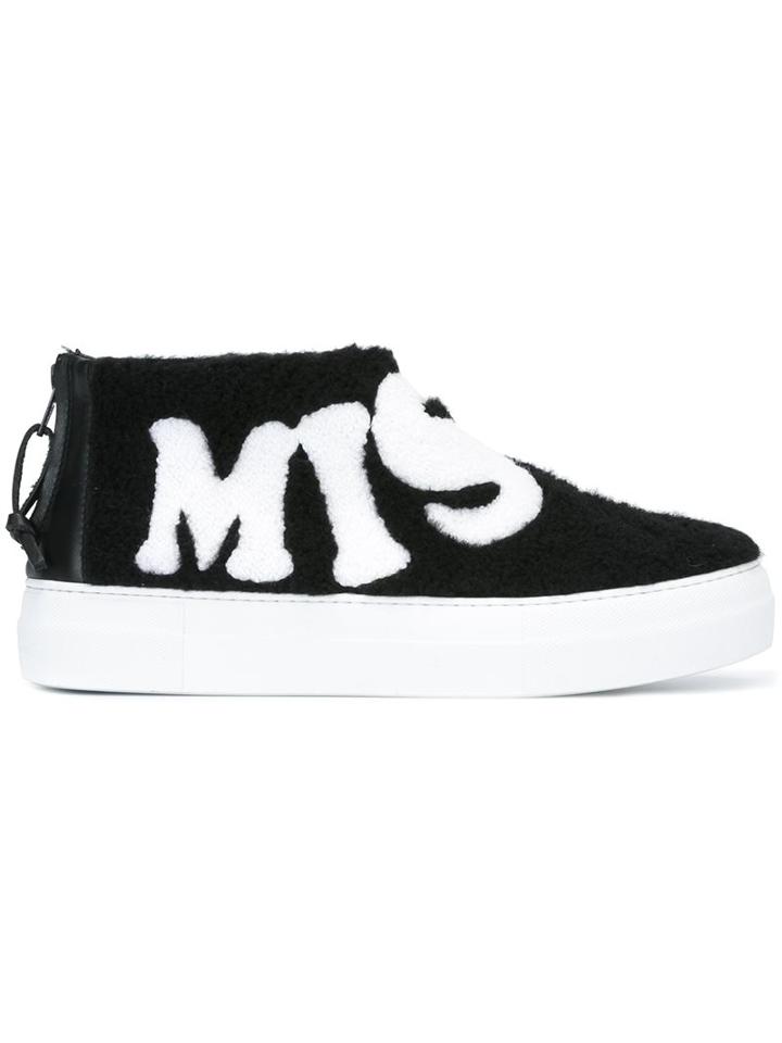 Joshua Sanders Contrast Detail Hi-top Sneakers