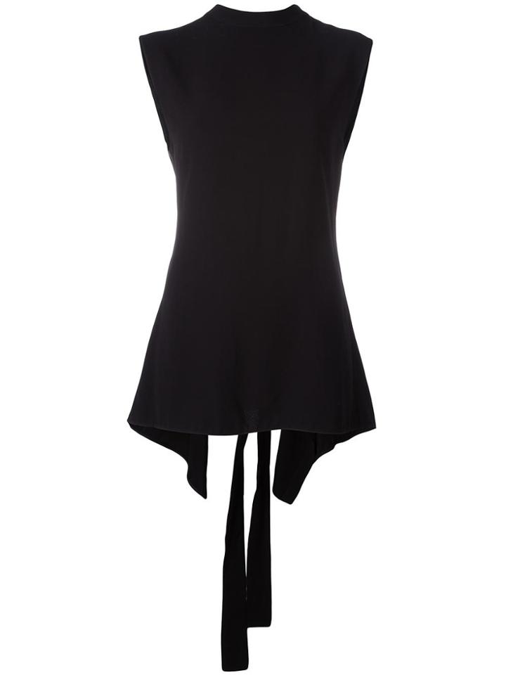 Marni Open Back Blouse - Black