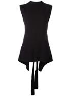 Marni Open Back Blouse - Black