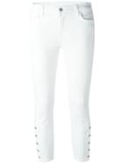 J Brand 'suvi' Cropped Jeans, Women's, Size: 26, White, Cotton/polyester/spandex/elastane