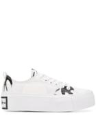 Mcq Alexander Mcqueen Swallow Platform Sneakers - White
