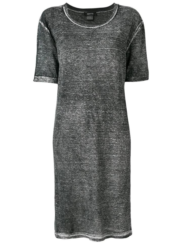 Avant Toi Midi T-shirt Dress - Black