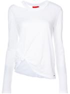 Philanthropy Cut-detail Fitted Top - White
