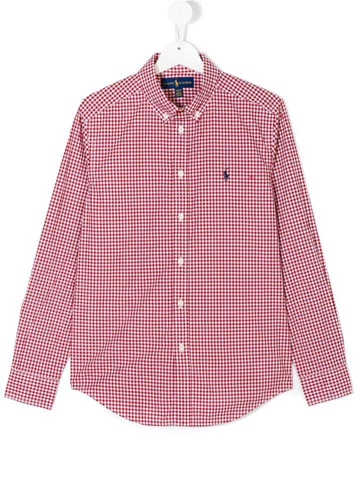 Ralph Lauren Kids Classic Checked Shirt - Red