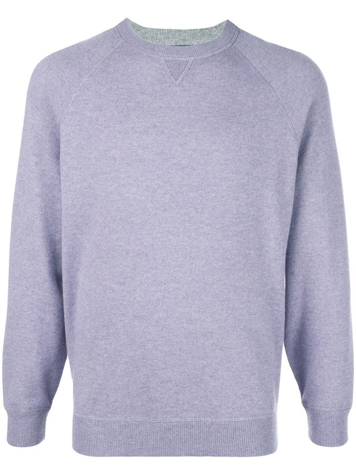 Brunello Cucinelli Crew Neck Jumper - Purple