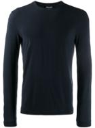 Giorgio Armani Jersey Sweatshirt - Blue