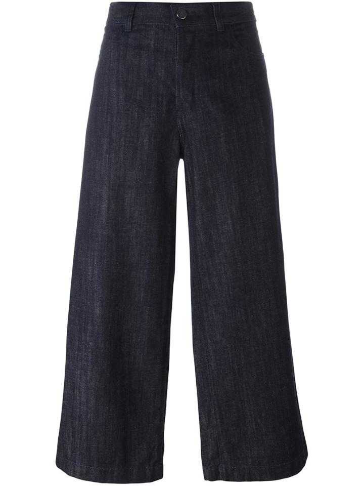 Sofie D'hoore 'pause' Denim Culottes, Women's, Size: 38, Blue, Cotton