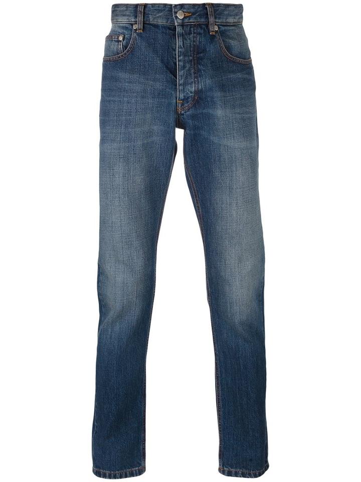 Ami Alexandre Mattiussi Ammi Fit Jeans, Size: 32, Blue, Cotton