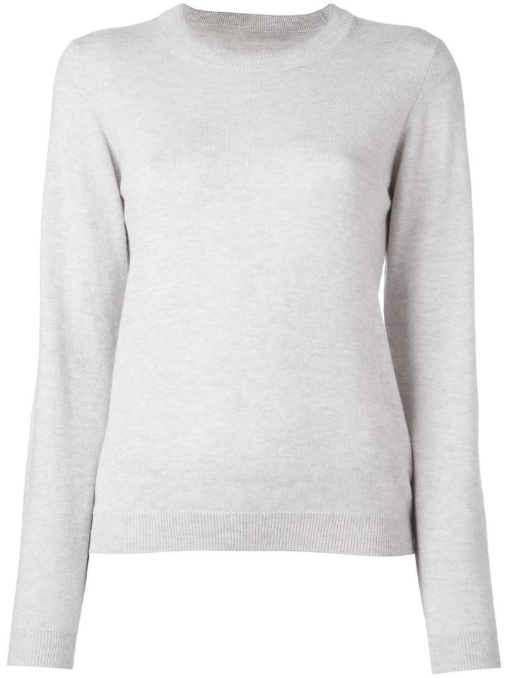 Maison Margiela Elbow Patch Sweater, Women's, Size: Small, Grey, Wool