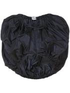 Molly Goddard Gathered Balloon Cropped Jacket - Blue