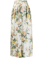 Zimmermann Floral Print Culotte Trousers - White