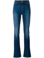 7 For All Mankind Bootcut Jeans, Women's, Size: 25, Blue, Cotton/polyester/lyocell/spandex/elastane