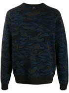 Ps Paul Smith Abstract Pattern Sweater - Black