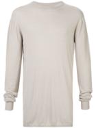 Rick Owens Long-sleeve Fitted Sweater - Neutrals