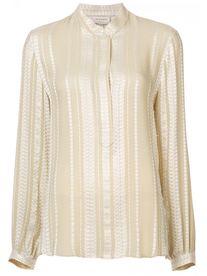 Zeus+dione Embroidered Blouse - Neutrals